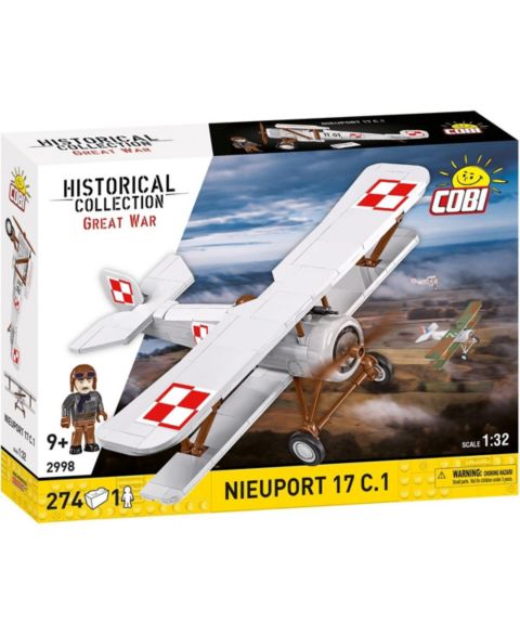Детский конструктор COBI Historical Collection Great War Nieuport 17 C.1 110 H.P. (Polish) Aircraft