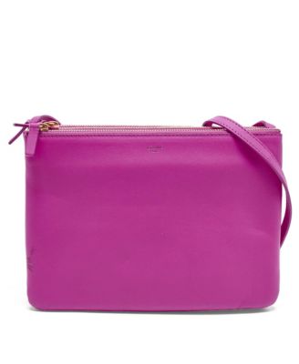 Women's Trio Large Leather Crossbody Bag