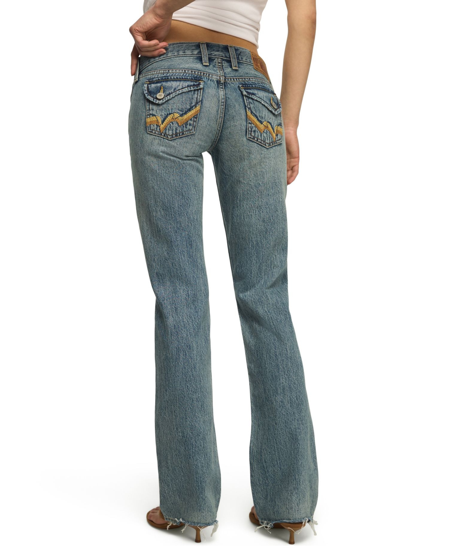 Women's Lil Maggie Ultra Low Rise Flare Jeans