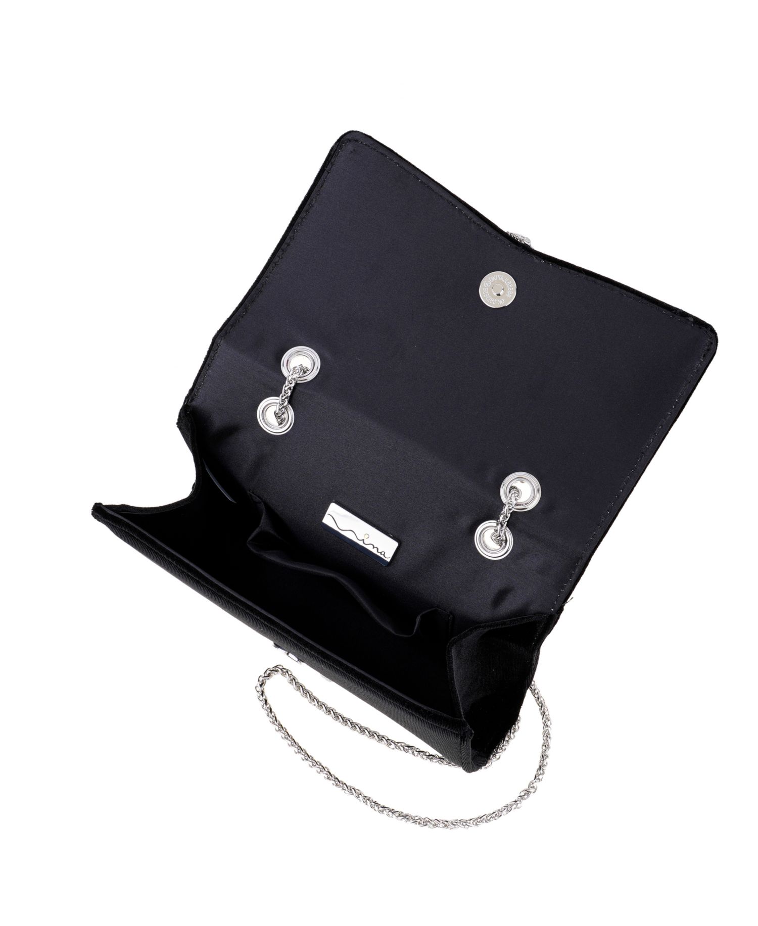 Embellished Small Flap Clutch Handbag