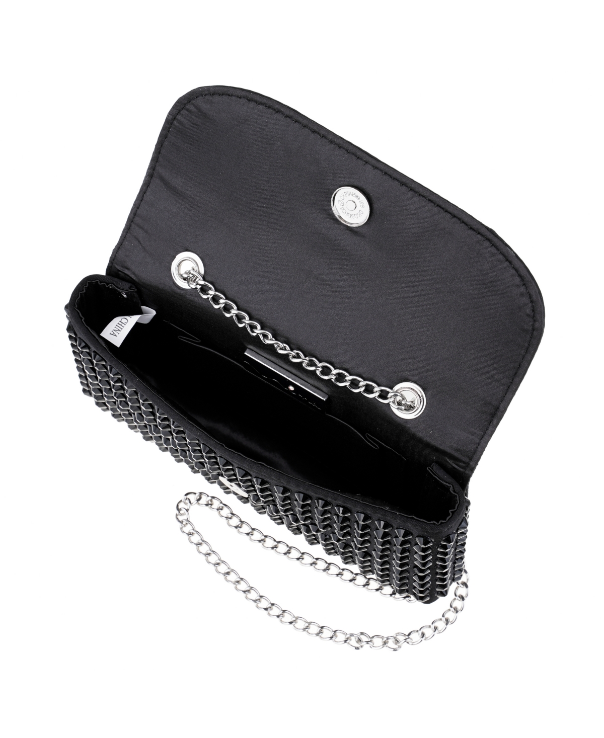 Nina Bixby Crystal Trim Mini Crossbody Handbag