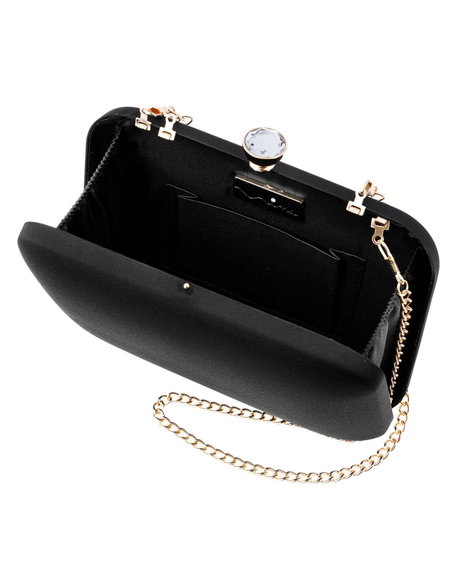 Kaela Beaded Strap Minaudiere Small Clutch Handbag