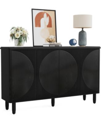 59.4-Inch Buffet Cabinet Sideboard with Storage, Cabinet with Doors for Kitchen Dining Room