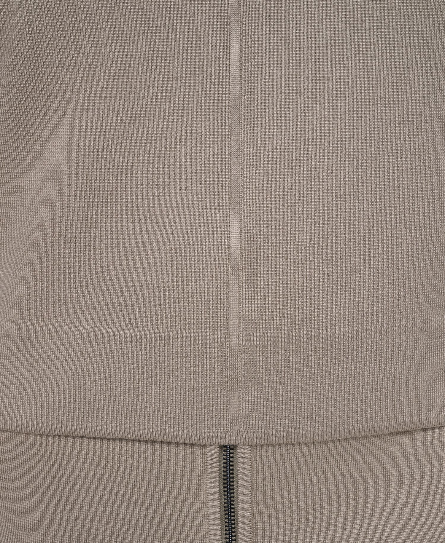 Women's Zip Shoulder Crewneck Long-Sleeve Sweater