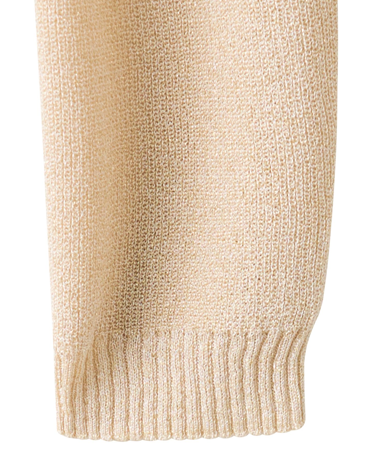 Women's Lurex Knitted Lightweight Sweater