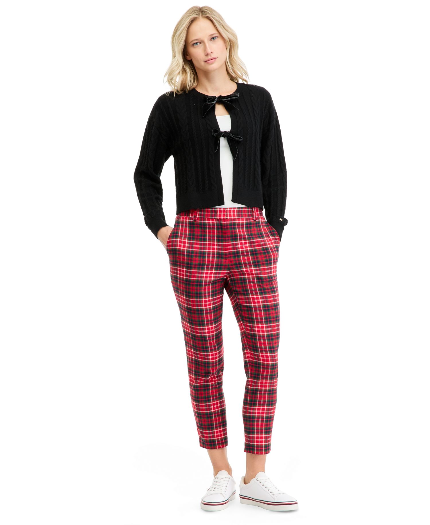 Women's Flannel Tailored Straight-Leg Pants