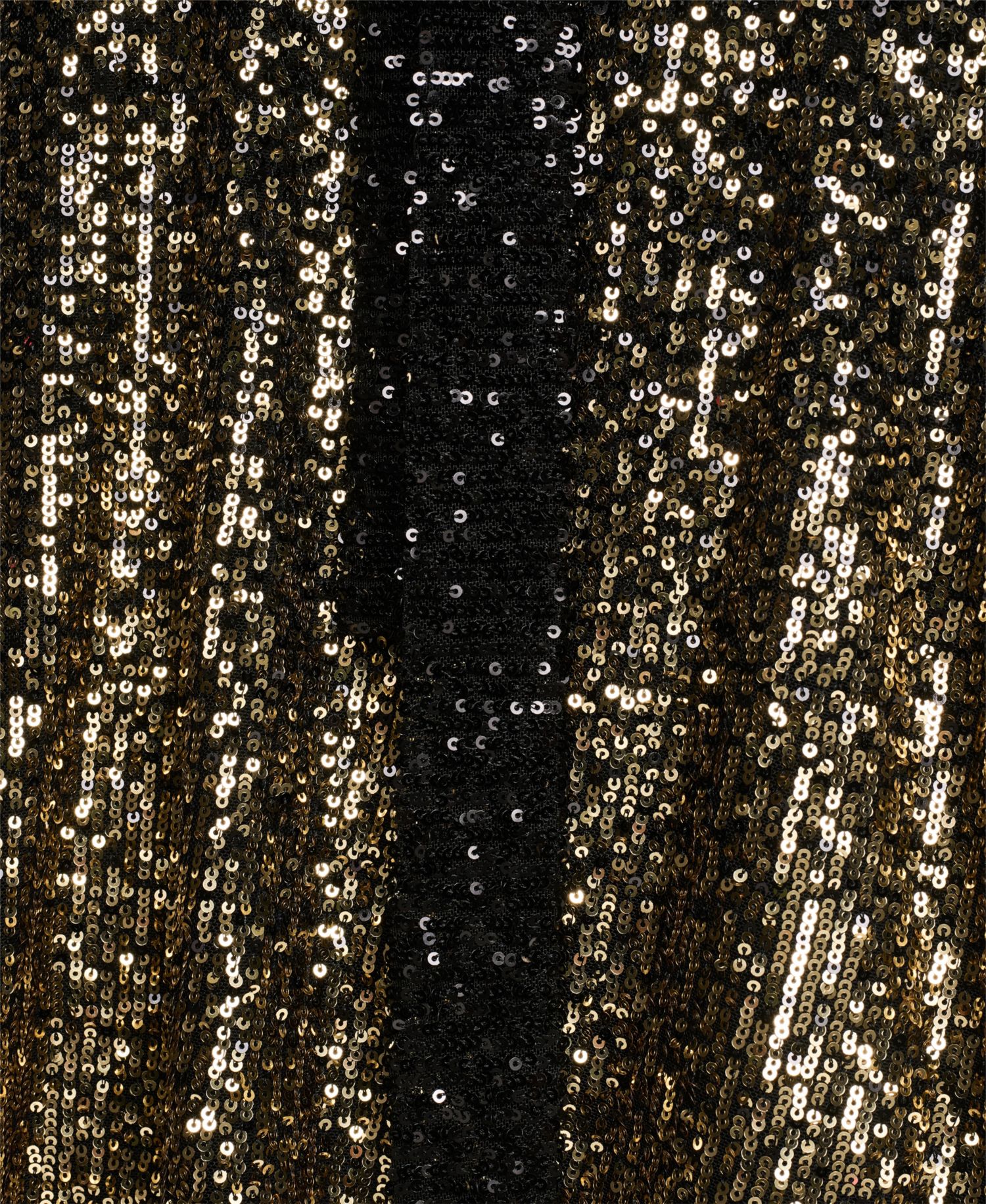 Women's Ombre Sequin Wrap 3/4 Balloon-Sleeve V-Neck Dress