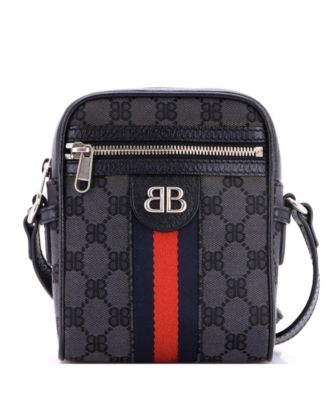 Mini x Gucci The Hacker Project Zip Messenger Bag BB Canvas