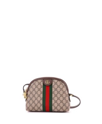 Small Ophidia Dome Shoulder Bag GG Coated Canvas