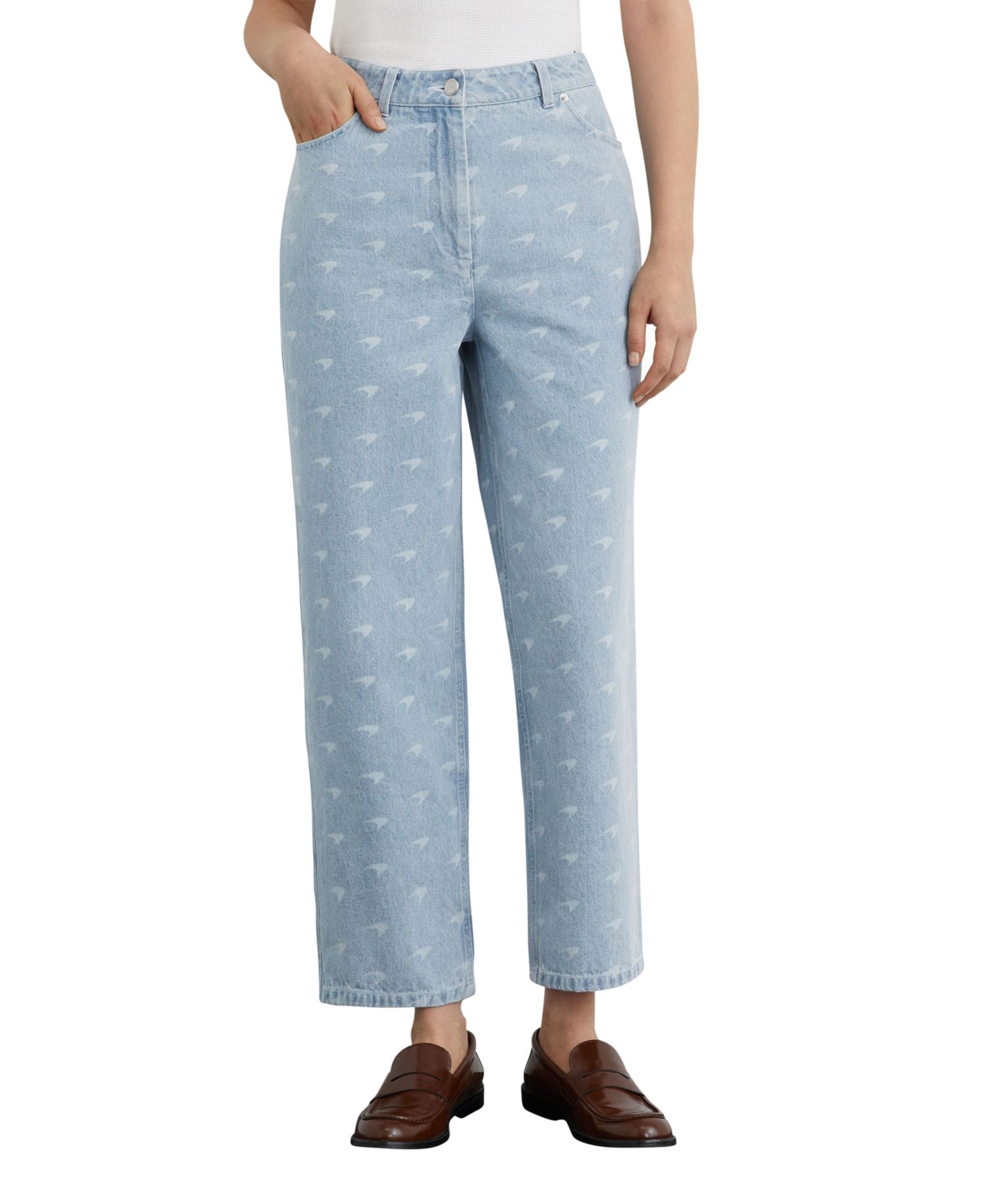 Women's Clairo High-Waisted Straight-Leg Jeans