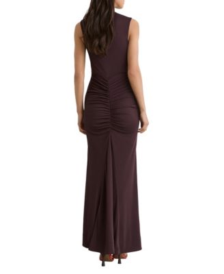 crepe jersey ruched dress REISS Women's Scarlett Body-Con Crepe-Jersey Maxi Magda butrym