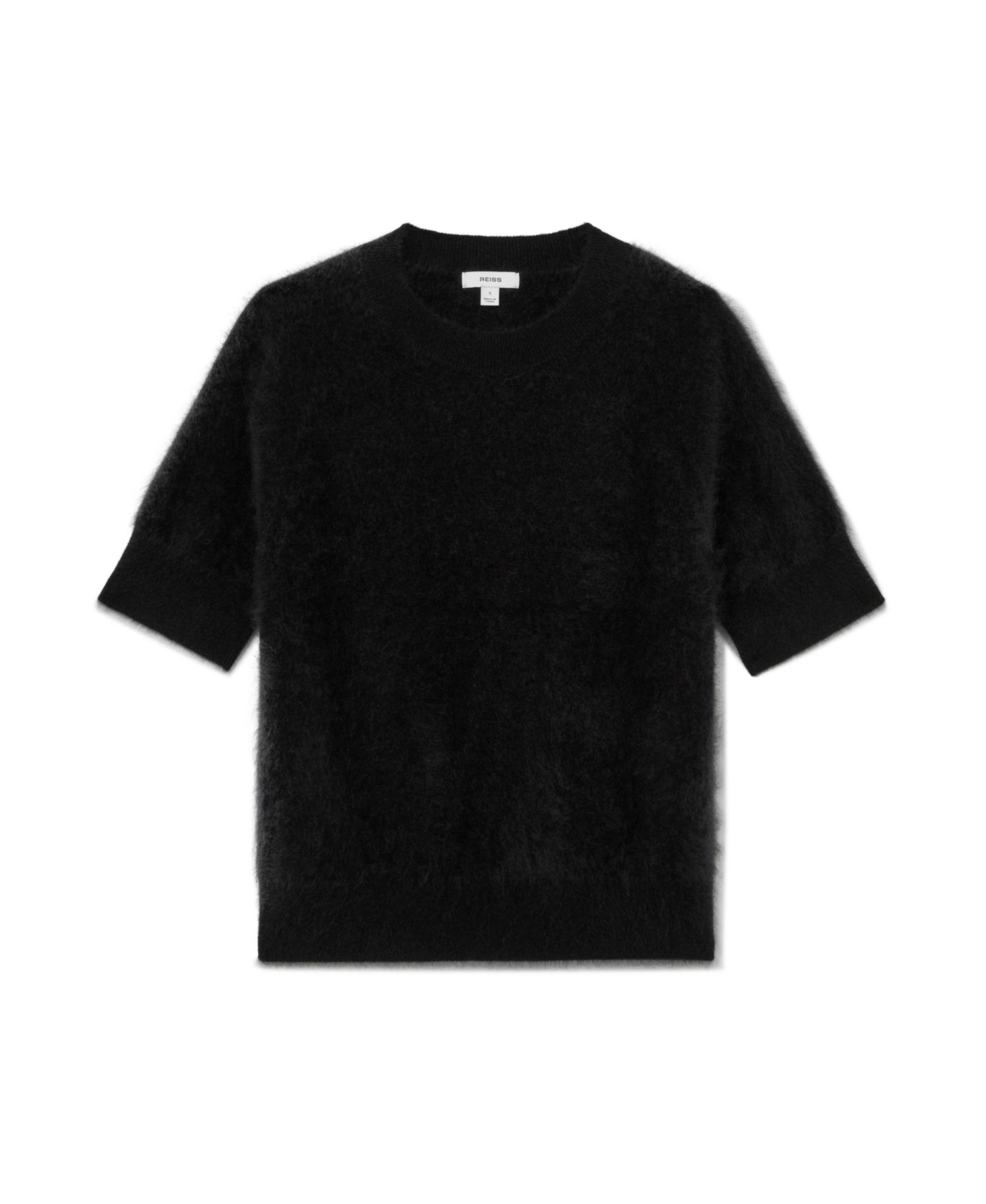 Women's Julia Brushed-Cashmere Short-Sleeve Raglan Sweater