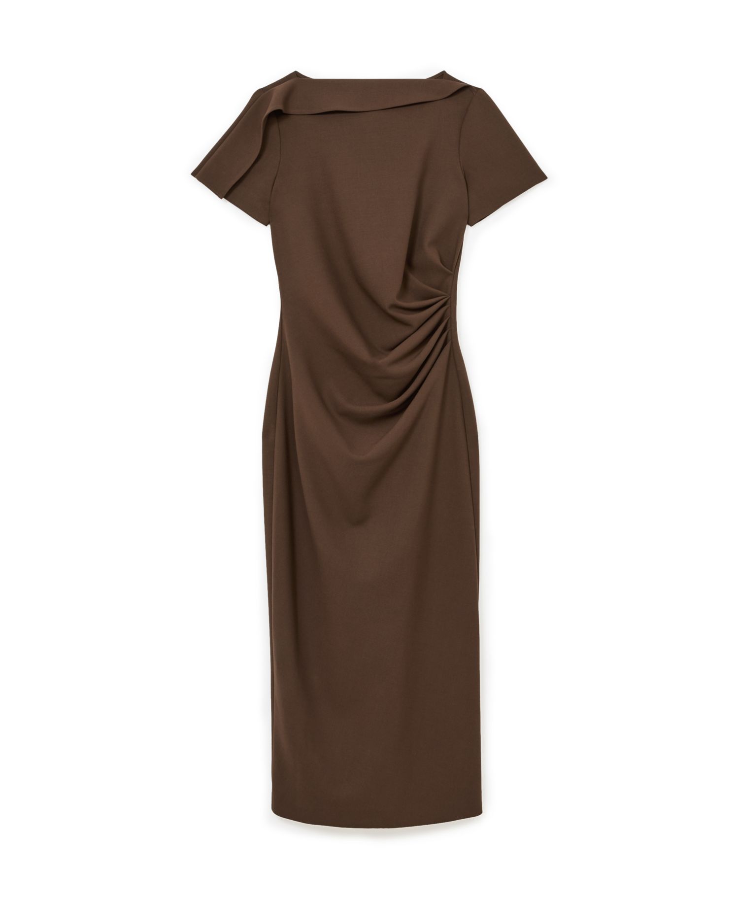 Women's Hilary Short-Sleeve Boat-Neck Midi Dress