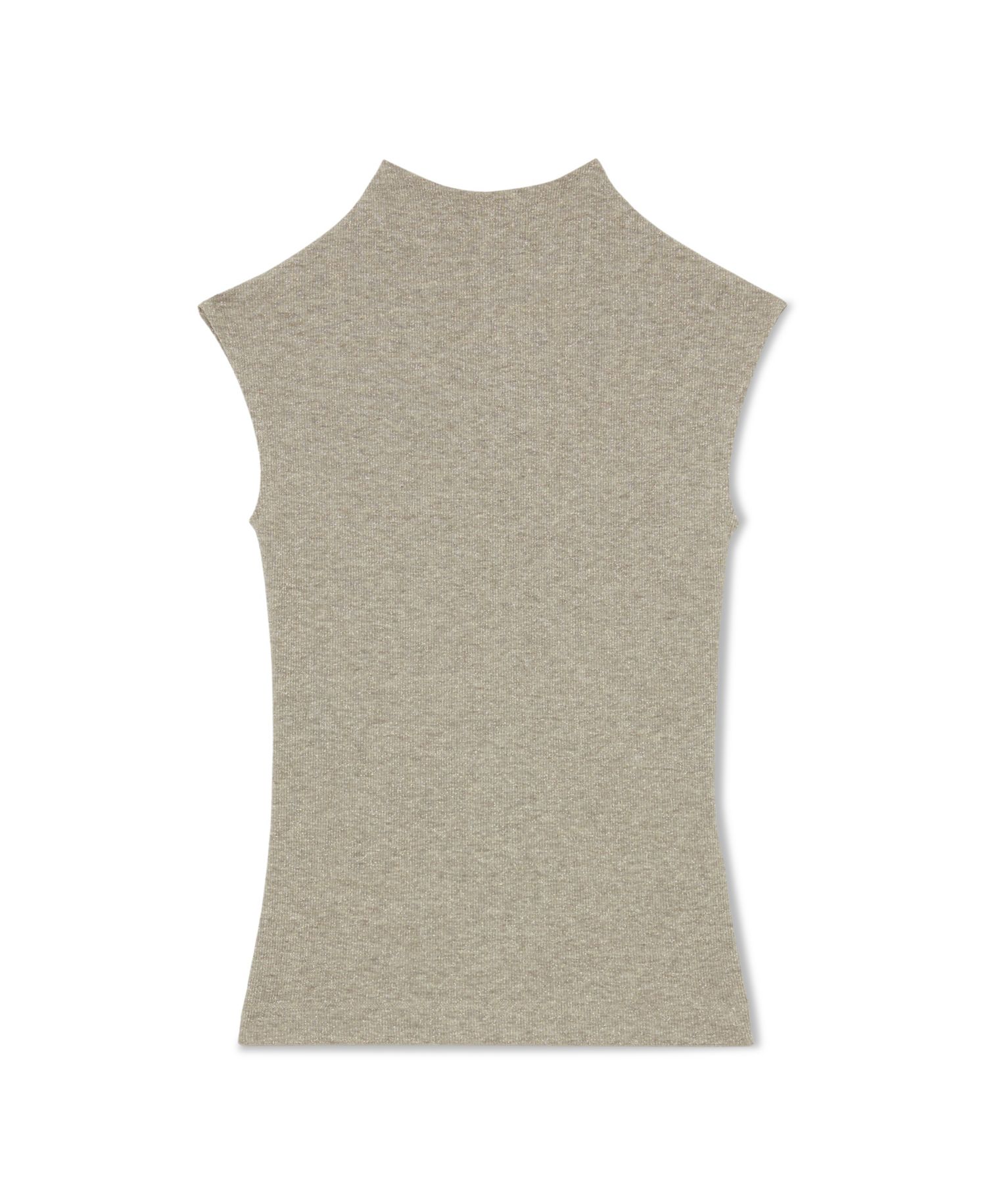 Women's Dita Metallic-Knit Cowl-Neck Sleeveless Vest