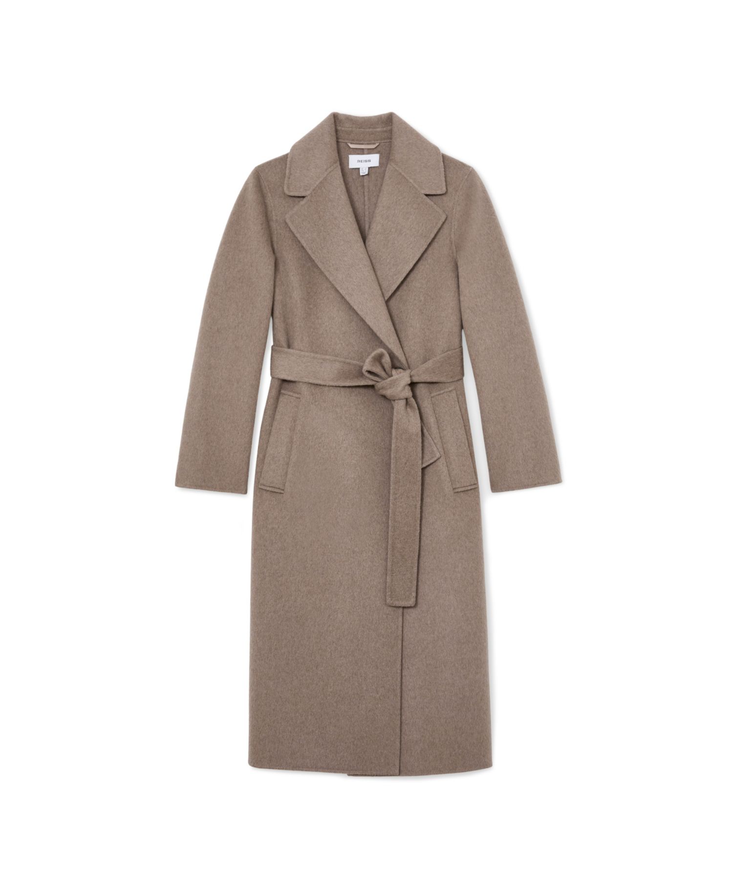 Women's Thea Wool-Blend Double-Breasted Blind-Seam Coat