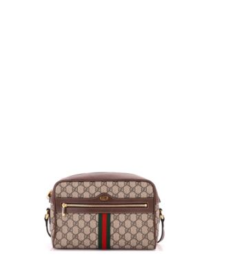 Small Ophidia Shoulder Bag GG Coated Canvas