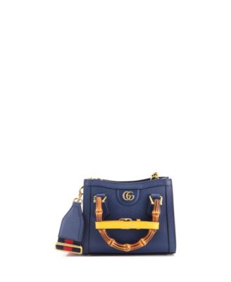 Mini Diana NM Bamboo Handle Tote Leather