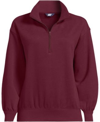 Plus Size Serious Sweats Relaxed Quarter Zip Pullover Sweatshirt