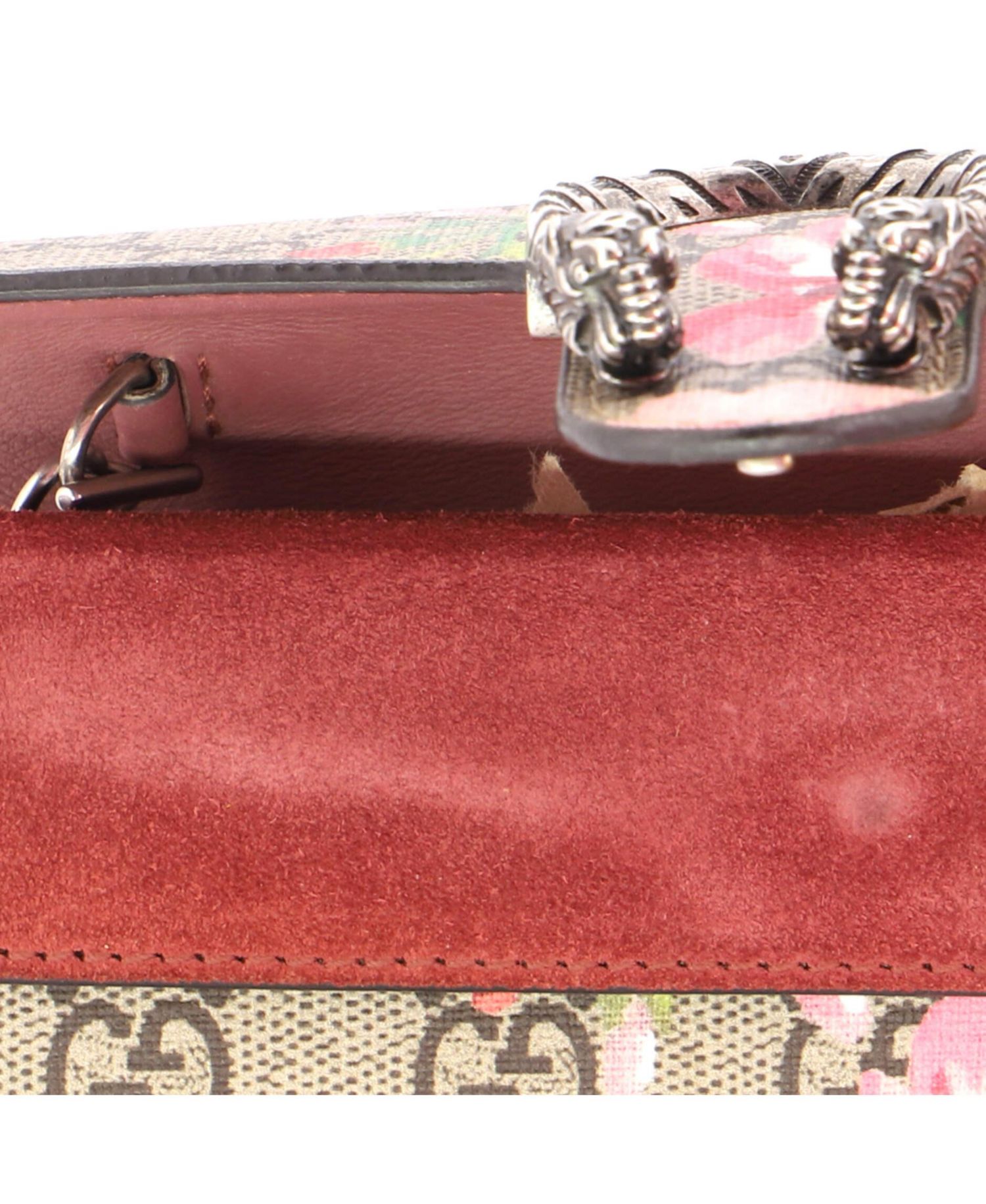 Super Mini Dionysus Bag Blooms Print GG Coated Canvas