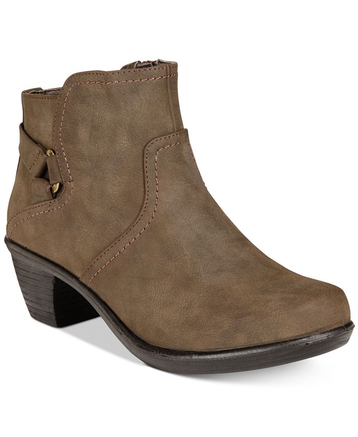 easy street womens dawnta booties block heel