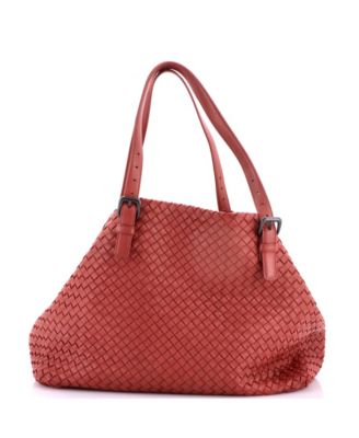 Large A-Shape Tote Intrecciato Nappa