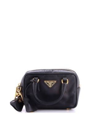 Mini Bauletto Bag Saffiano Leather