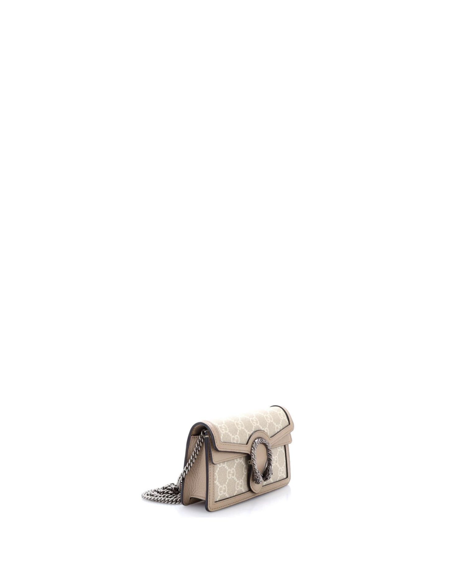 Super Mini Dionysus Bag GG Coated Canvas with Leather