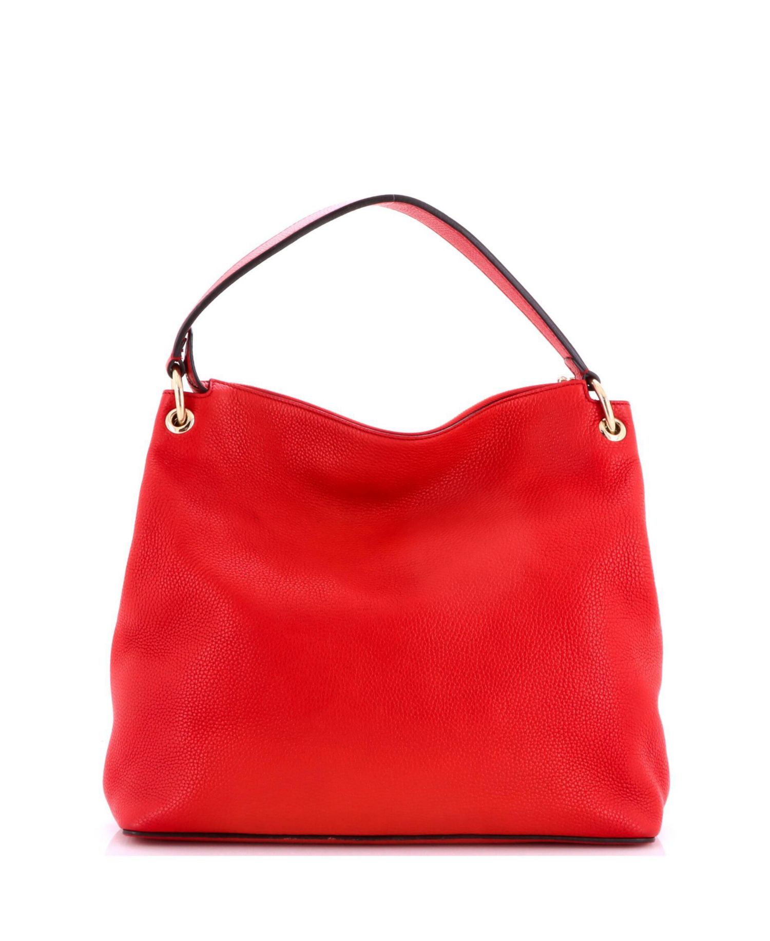 Large Soho Convertible Hobo Leather