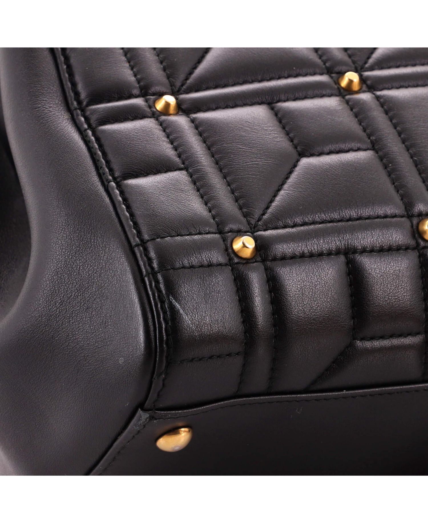 Medium GG Marmont Tote Studded Matelasse Leather