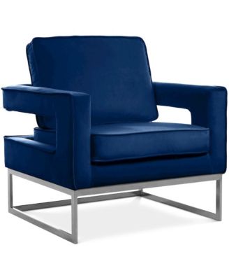 Noah Velvet Accent Chair