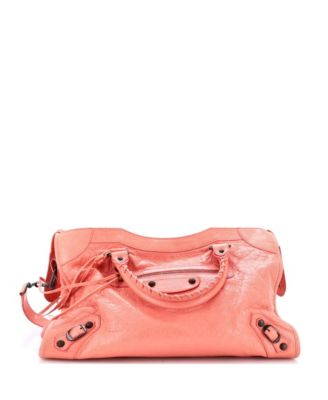 Medium City Classic Studs Bag Leather