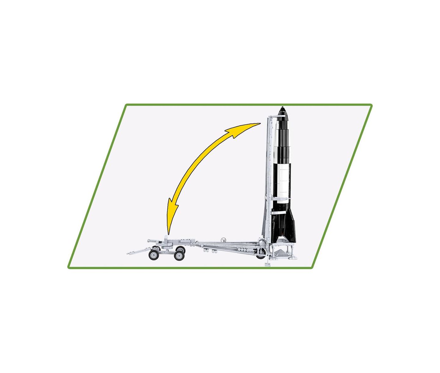 Детский конструктор COBI Historical Collection Wwii V2 Rocket and Transporter Executive Edition 1191-Piece Building Set, Ages 10+ — фото 5