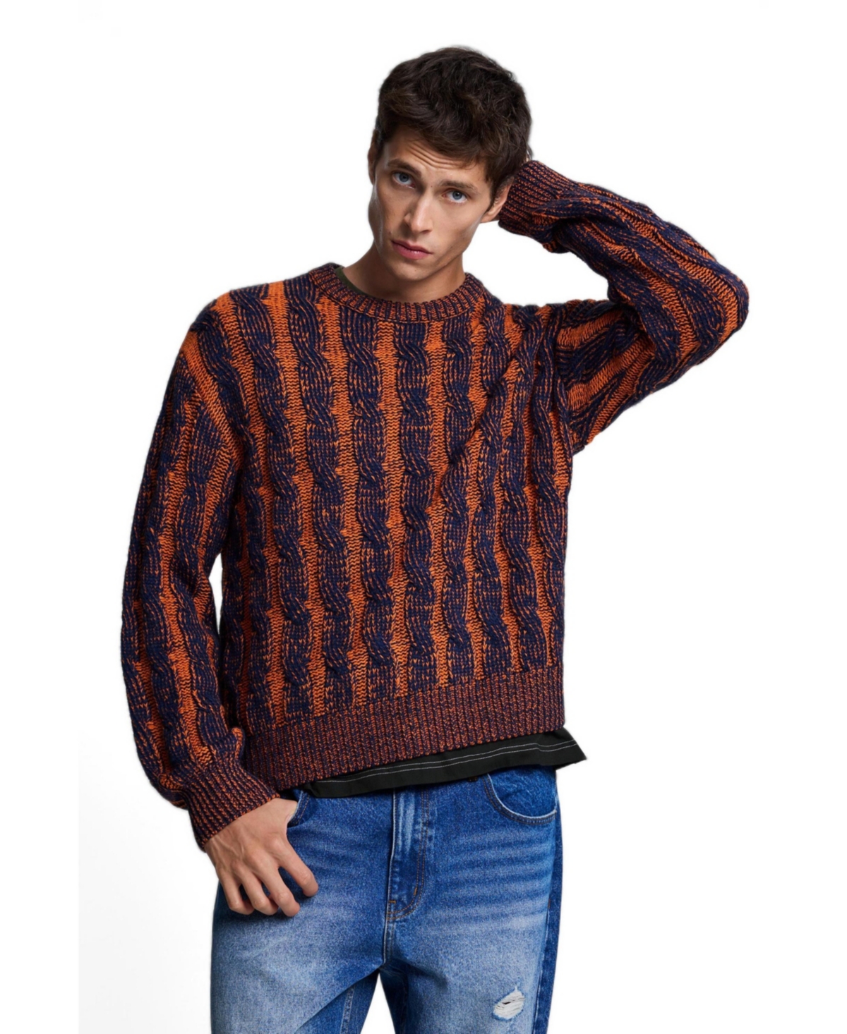 Desigual Men's Jacquard sweater
