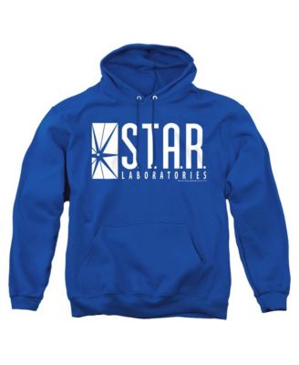 Men's S.T.A.R. Labs Logo Graphic Kangaroo Pocket Pull-Over Hoodie