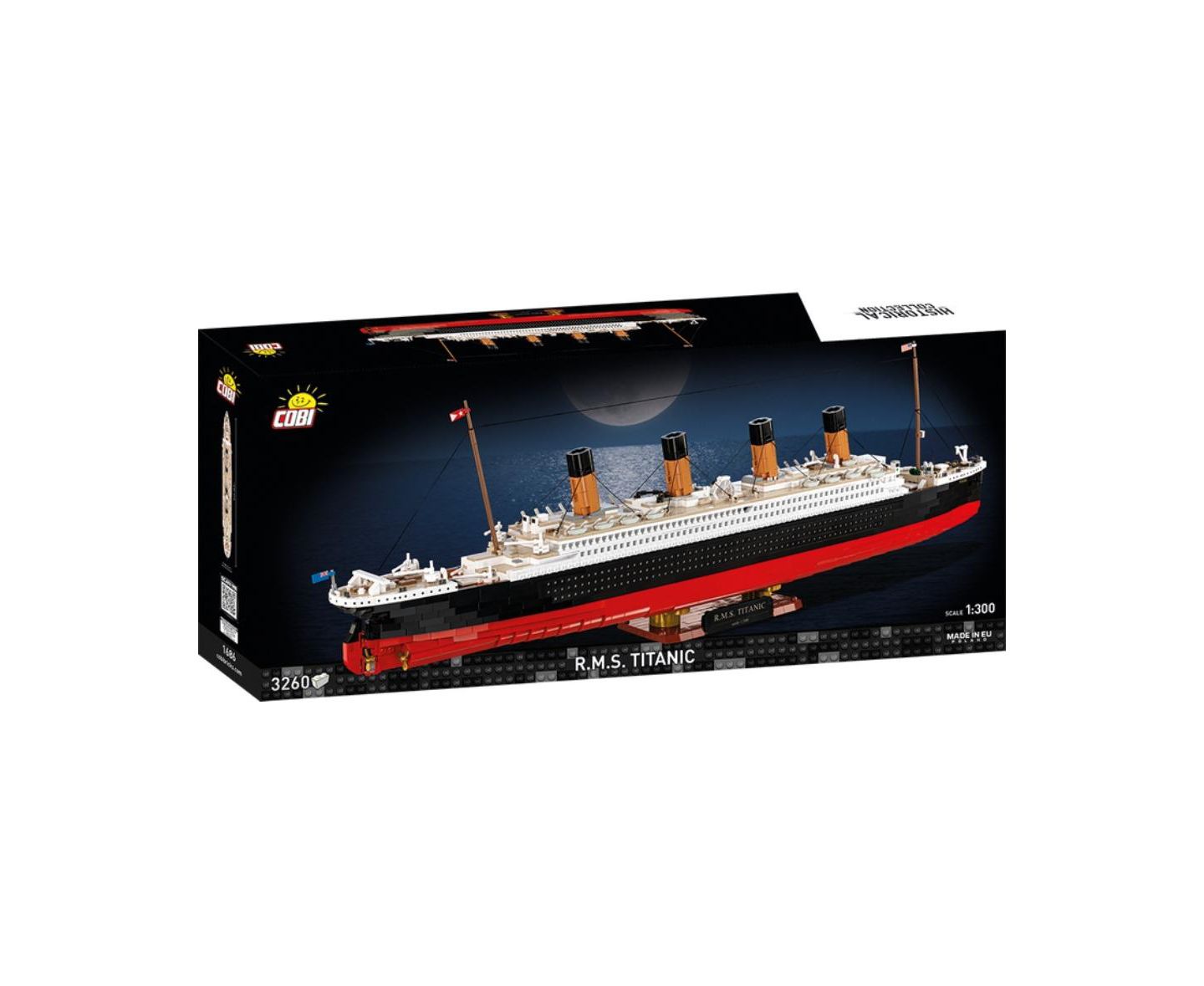 Детский конструктор COBI Historical R.M.S. Titanic 1:300 Scale 3,260-Piece Building Set, Ages 14+ — фото 2