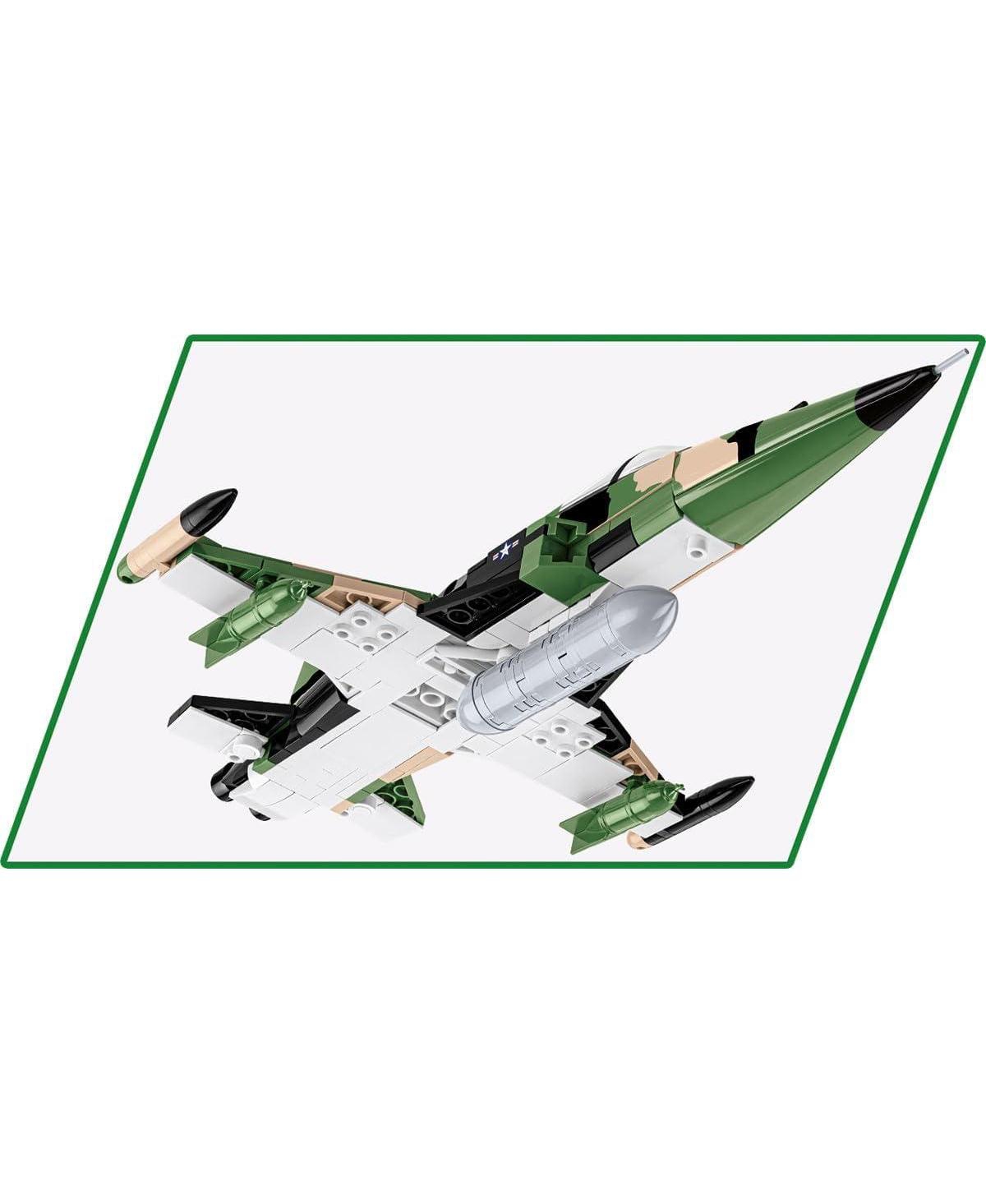 Cobi Historical Collection Vietnam War Northrop F-5A Freedom Fighter Aircraft 352-Piece Building Set, Ages 6+