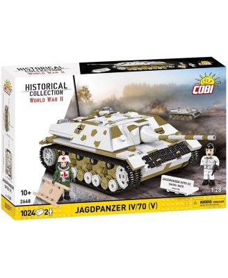 Historical Collection WWII JAGDPANZER IV/70 (V) (Sd.Kfz. 162/1) 1024-Piece Building Set, Ages 10+
