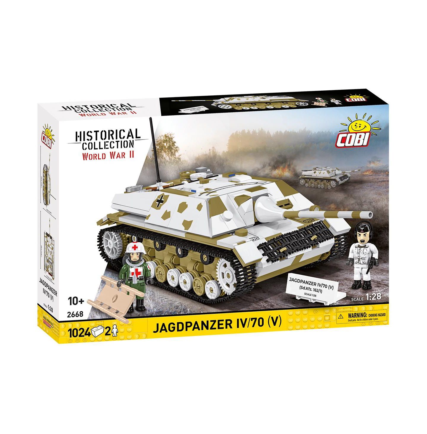 Детский конструктор COBI Historical Collection Wwii Jagdpanzer IV/70 (V) (Sd.Kfz. 162/1) 1024-Piece Building Set, Ages 10+ — фото 1