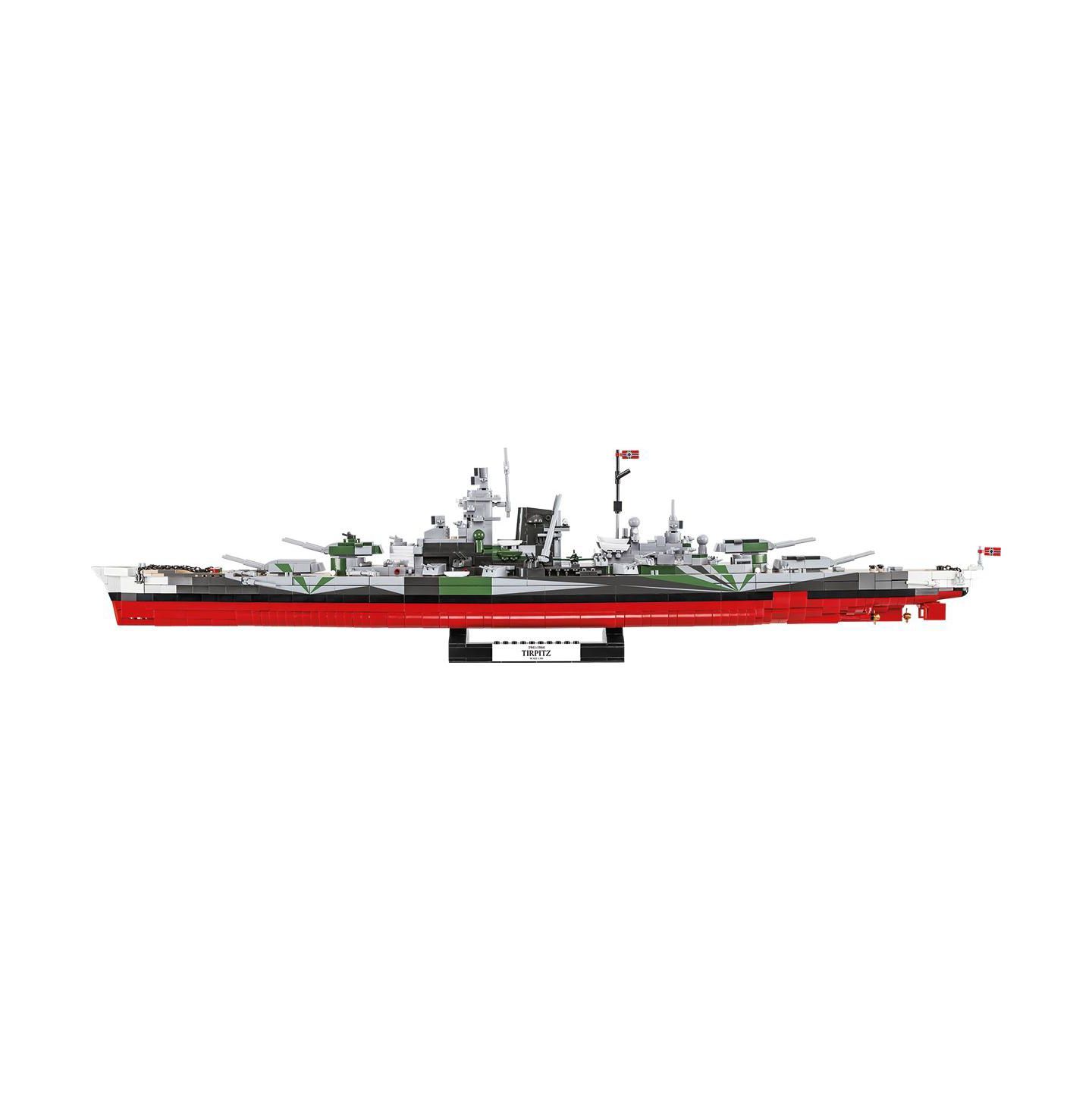 Детский конструктор COBI Historical Collection World War II Battleship Tirpitz 2,880-Piece Building Set, Ages 11+ — фото 4