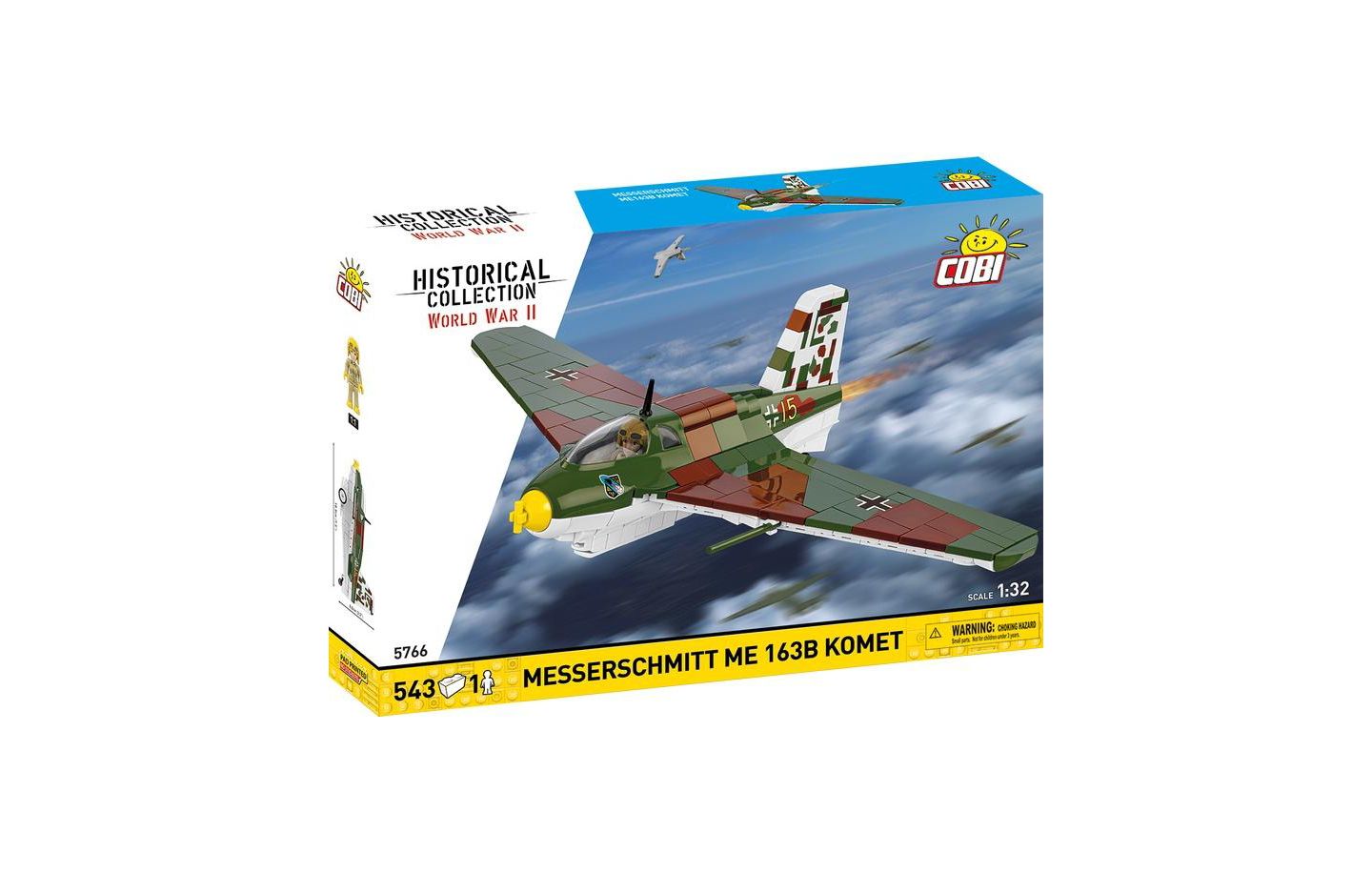 Детский конструктор COBI Historical Collection Wwii Messerschmitt Me 163B Komet 543-Piece Building Set, Ages 9+ — фото 1