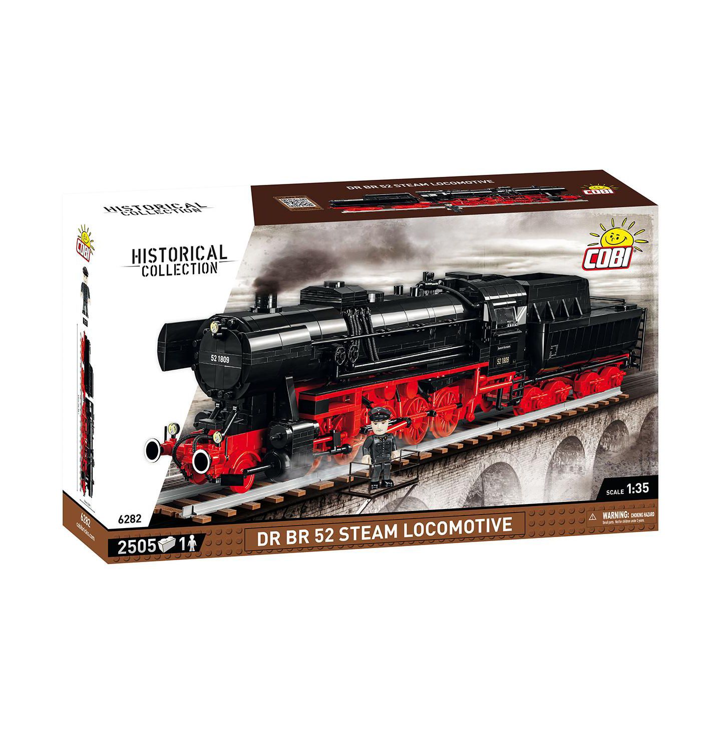 Детский конструктор COBI Trains DR BR 52 German Steam Locomotive 2505-Piece Building Set, Ages 10+ — фото 2