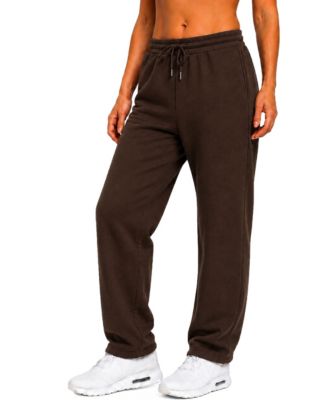 Women's Loose-Fit Heavyweight Open-Bottom Sweatpants