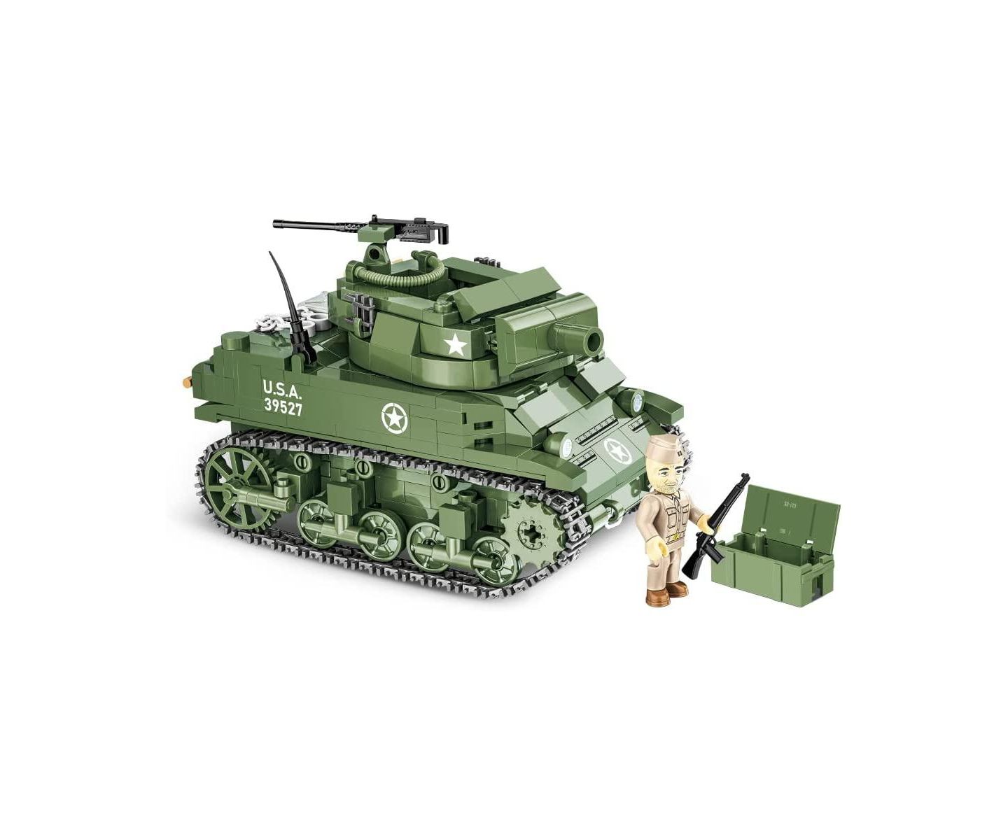 Детский конструктор COBI Historical Collection World War II H.M.C M8 Scott 525-Piece Tank Building Set, Ages 8+ — фото 2