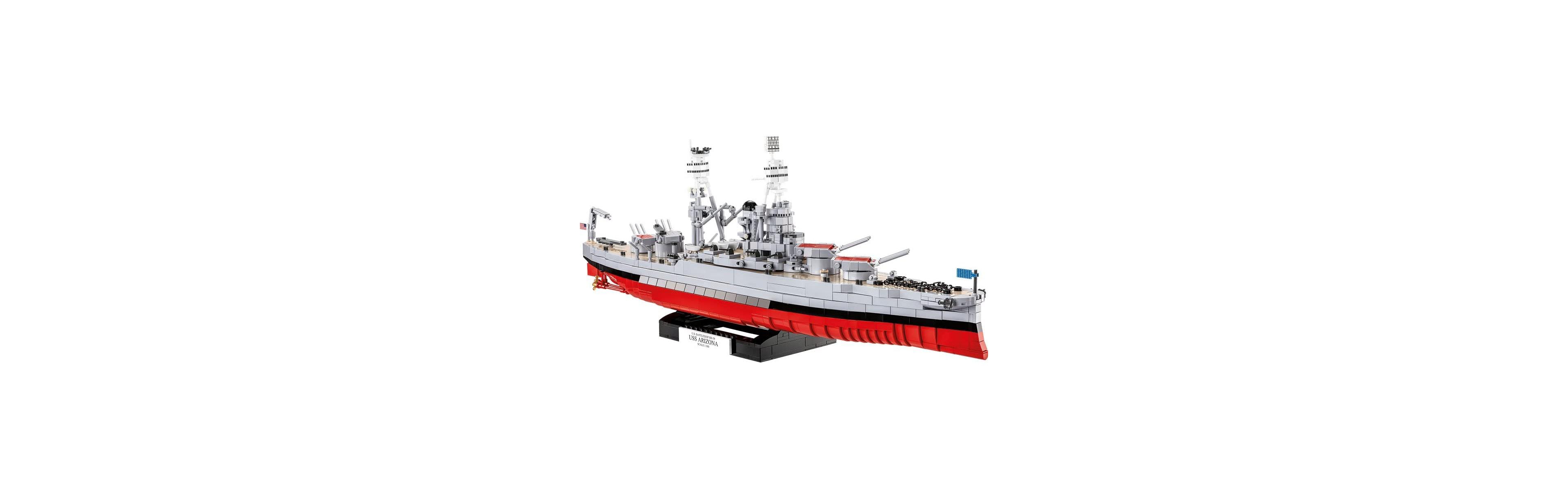 Cobi Wwii Uss Arizona (Bb-39) 2,046-Piece Building Set, Ages 10+