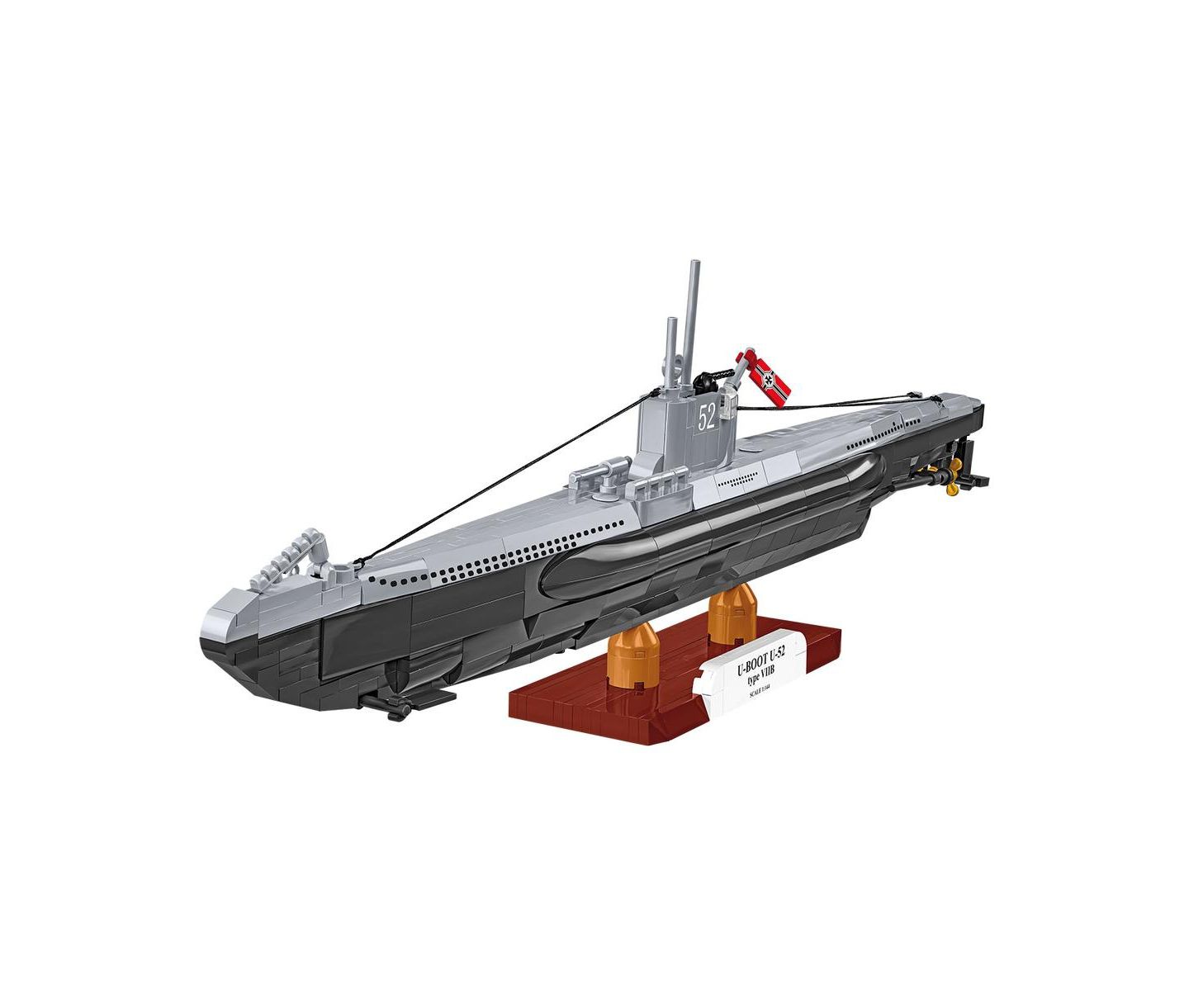 Детский конструктор COBI Historical Collection Wwii German Submarine Type Viib (U-Boat U-52) 474-Piece Building Set, Ages 9+, цвет: Разноцветный — фото 3