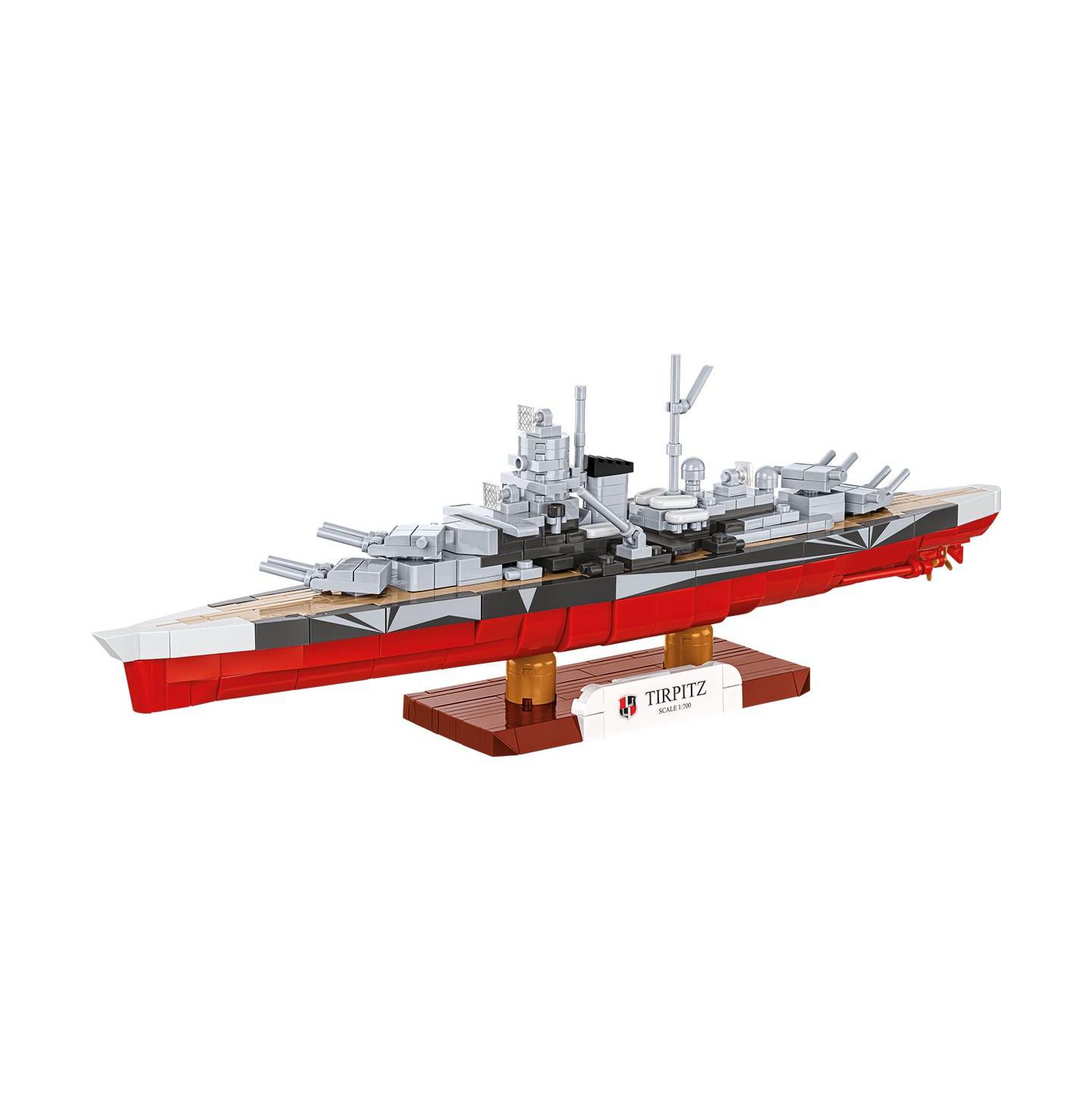 Детский конструктор COBI Historical Collection Wwii Battleship Tirpitz 593-Piece Building Set, Ages 8+ — фото 6