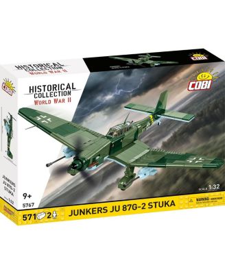 Historical Collection WWII Junkers Ju 87 G-2 Stuka 571-Piece Building Set, Ages 9+