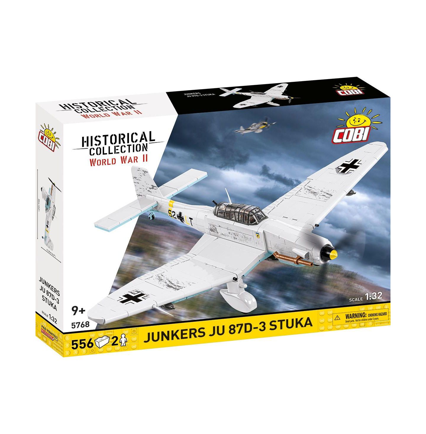 Детский конструктор COBI Historical Collection Junkers Ju 87 D-3 Stuka 556-Piece Building Set, Ages 9+ — фото 1