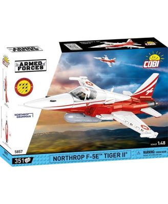 Swiss Air Force Team Patrouille Suisse Northrop F-5E Tiger II 351-Piece Building Set, Ages 6+