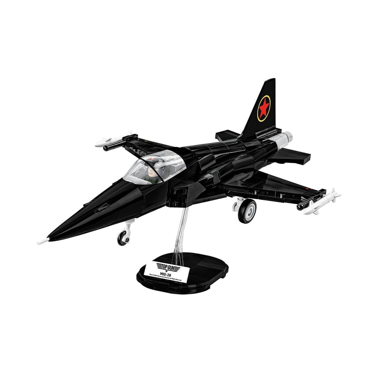 Детские конструкторы COBI MiG-28 Top Gun, 1:48 Scale, 332 pieces, Fighter Jet Model — фото 2